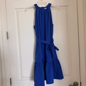 Beautiful royal blue summer dress. Calvin Klein like new! Classy and stylish.